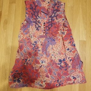 Charter club sleeveless cotton blouse size 14